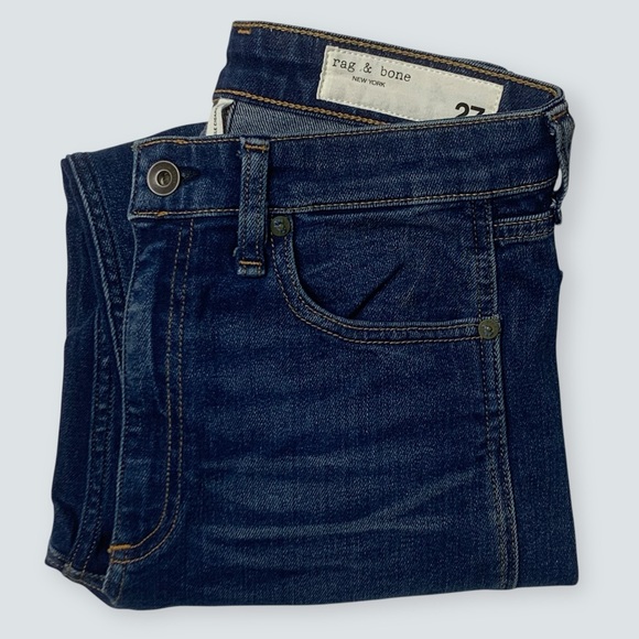 RAG & BONE NINA High-Rise Cigarette in MANCHESTER with SLIT Size 27 in EUC - Picture 11 of 11